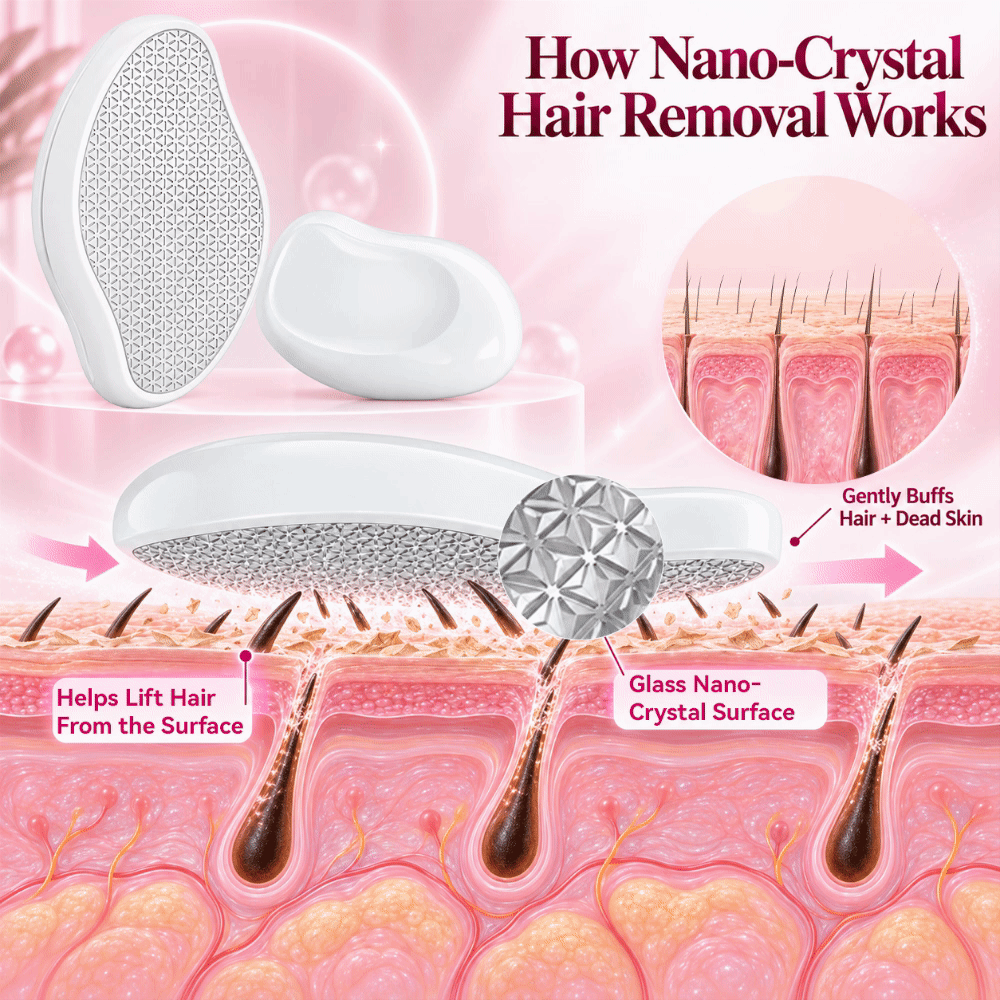 ◈ Gavelyn® 3-in-1 Crystal Hair Remover – Hair, Callus & Nail Care
