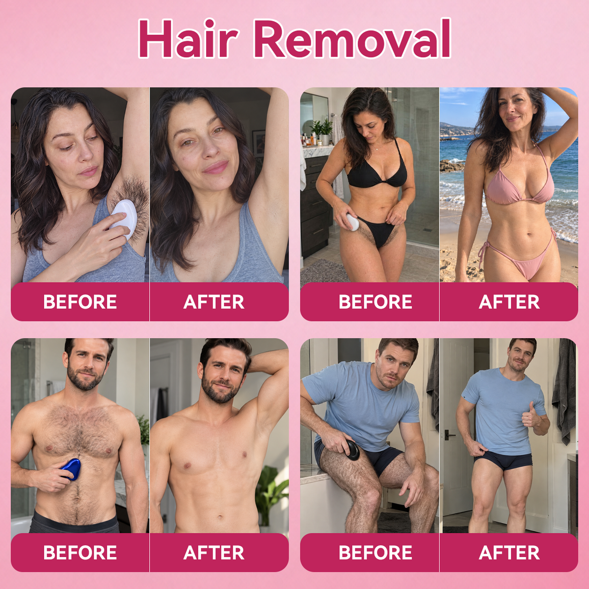 ◈ Gavelyn® 3-in-1 Crystal Hair Remover – Hair, Callus & Nail Care