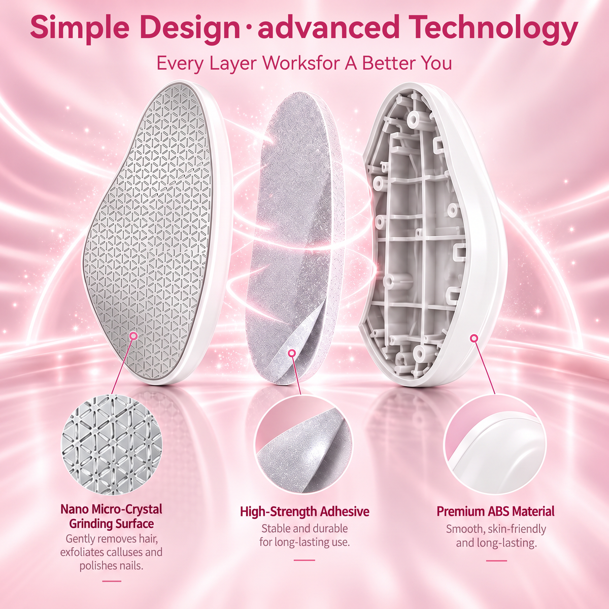 ◈ Gavelyn® 3-in-1 Crystal Hair Remover – Hair, Callus & Nail Care