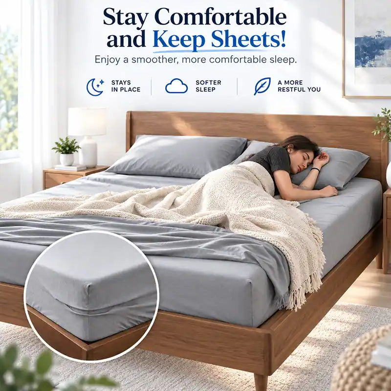 🔥Free Shipping Today Only⏰ "Set & Forget" Bed Sheet Grippers (JG)