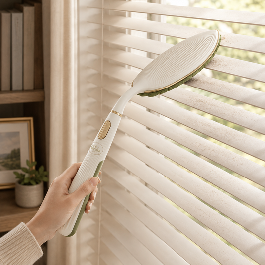 Gavelyn DustArc Flexible Flat Duster with Integrated Microfiber Pad