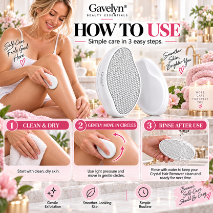 ◈ Gavelyn® 3-in-1 Crystal Hair Remover – Hair, Callus & Nail Care