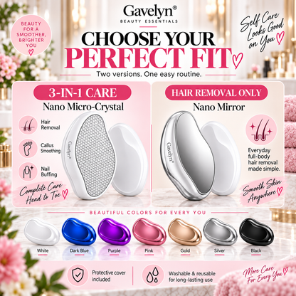 ◈ Gavelyn® 3-in-1 Crystal Hair Remover – Hair, Callus & Nail Care