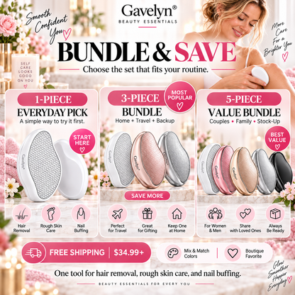 ◈ Gavelyn® 3-in-1 Crystal Hair Remover – Hair, Callus & Nail Care